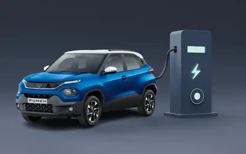 Tata Punch EV charging